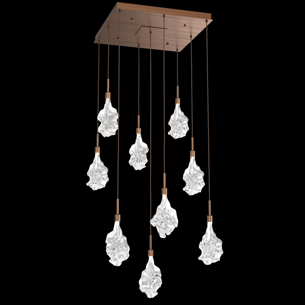 Blossom Square 9pc Multi-Pendant