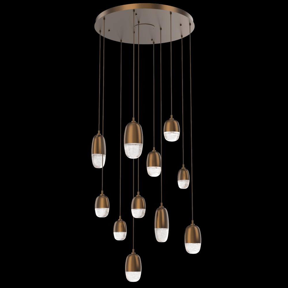 Pebble Round 11pc Multi-Pendant