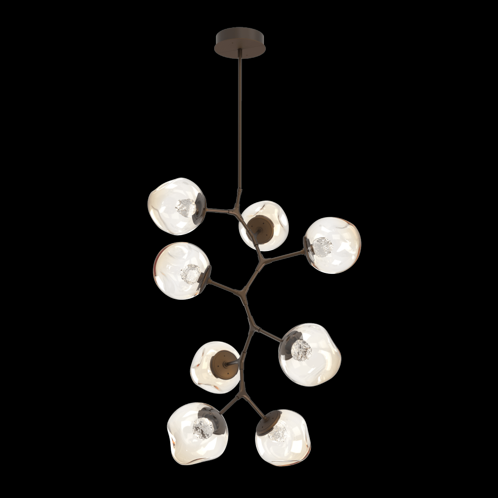 Luna 8pc Vine-Flat Bronze-Floret Inner