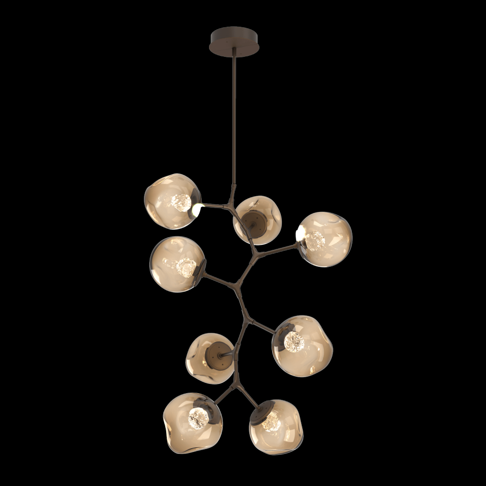 Luna 8pc Vine-Flat Bronze-Floret Inner