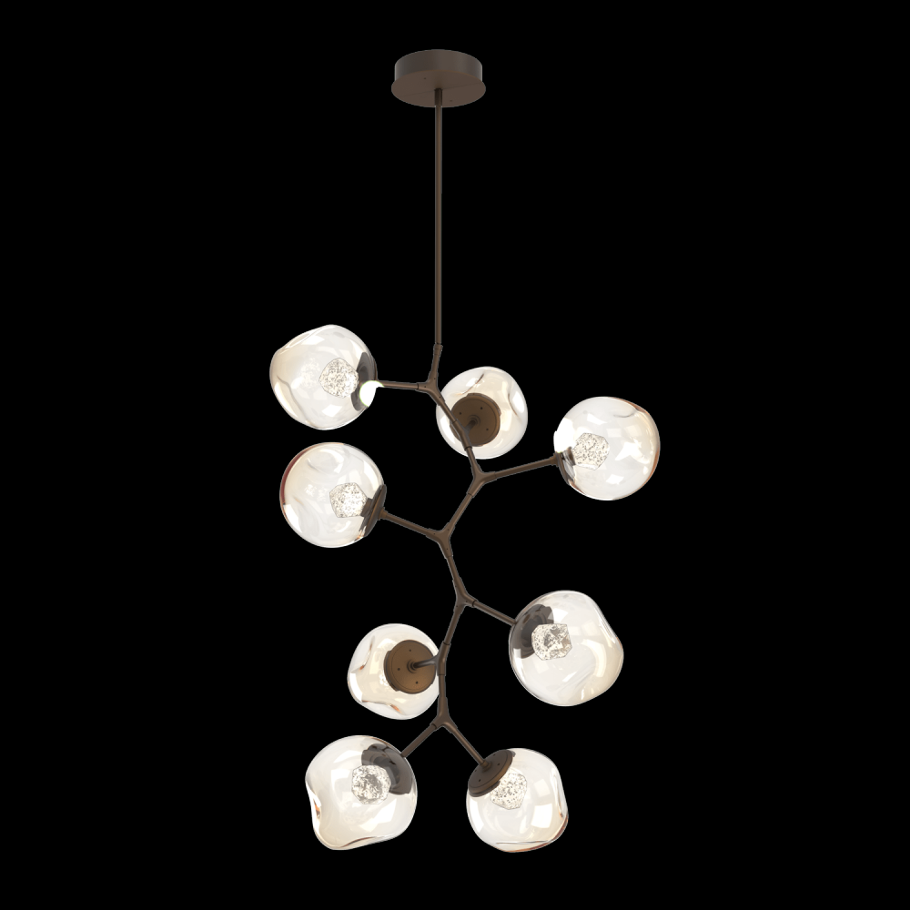 Luna 8pc Vine-Flat Bronze-Zircon Inner
