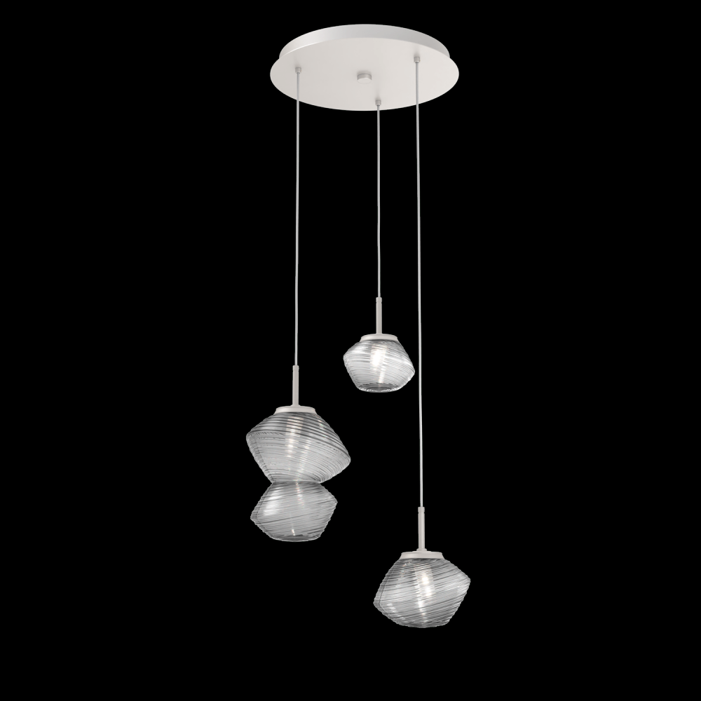 Mesa Round 3pc Multi-Pendant