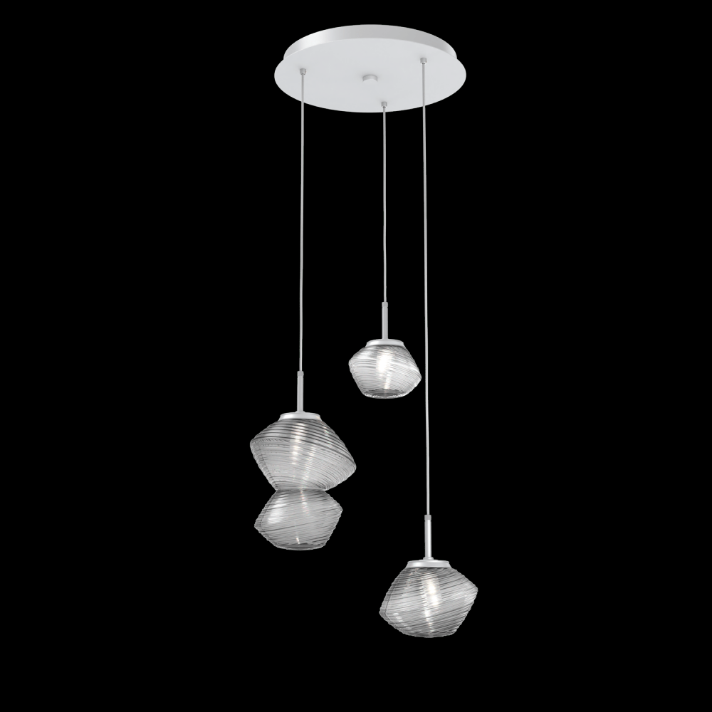 Mesa Round 3pc Multi-Pendant