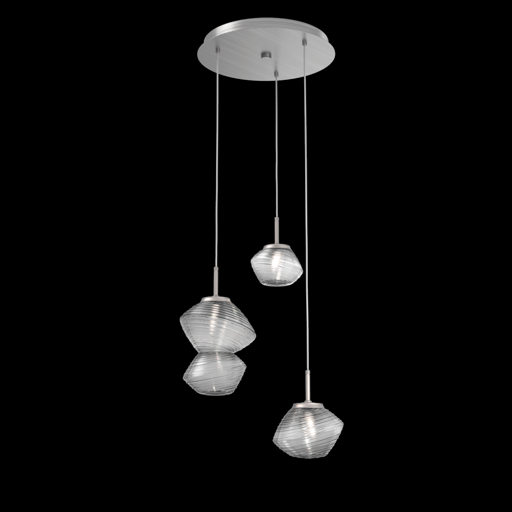 Mesa Round 3pc Multi-Pendant