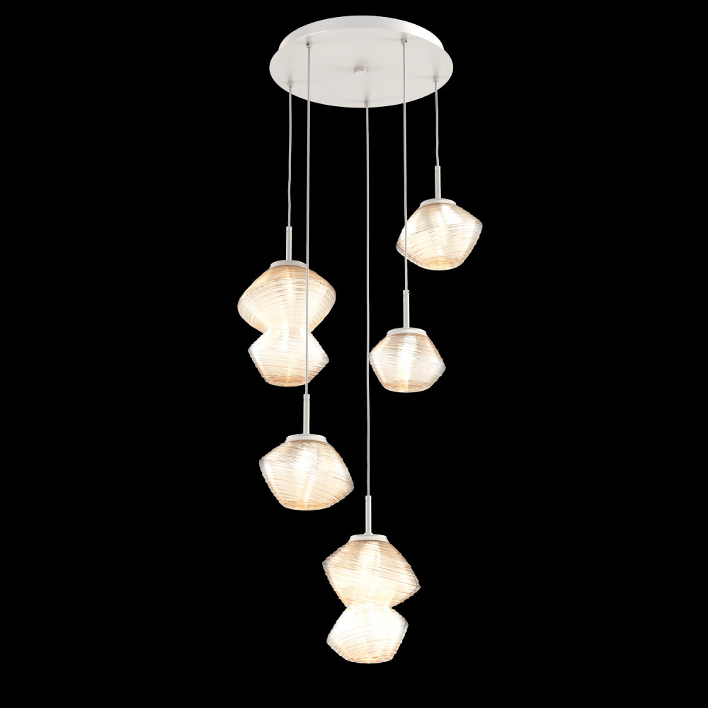 Mesa Round 5pc Multi-Pendant