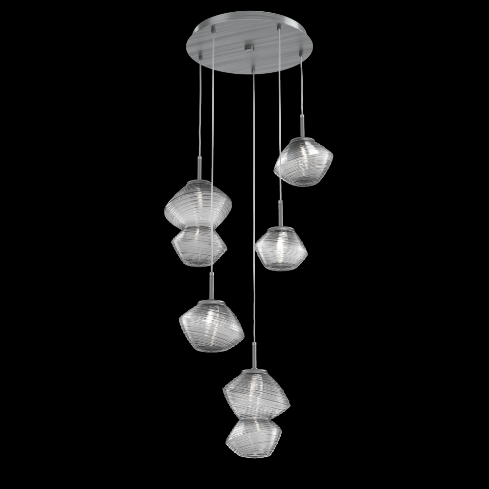 Mesa Round 5pc Multi-Pendant