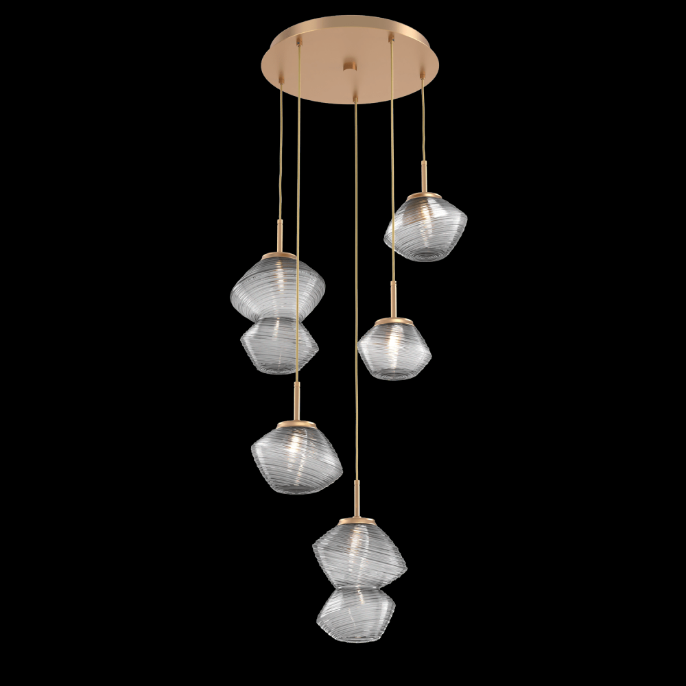 Mesa Round 5pc Multi-Pendant