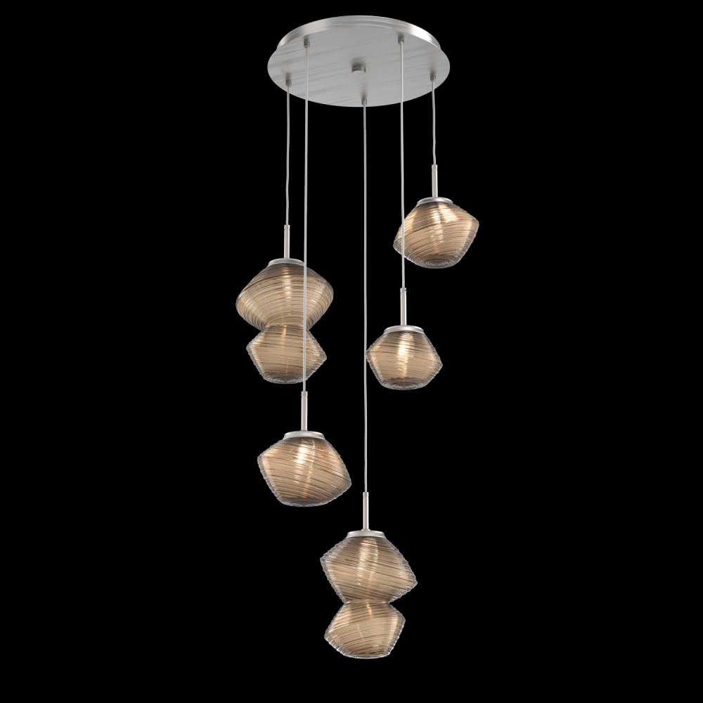 Mesa Round 5pc Multi-Pendant