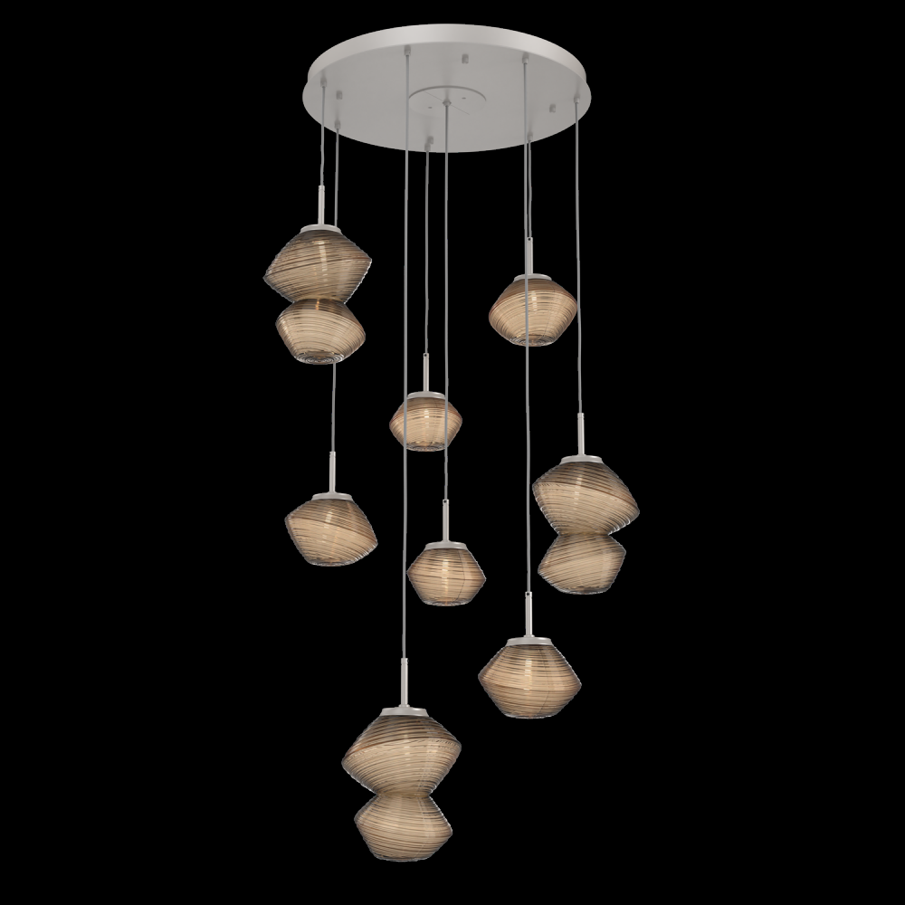 Mesa Round 8pc Multi-Pendant