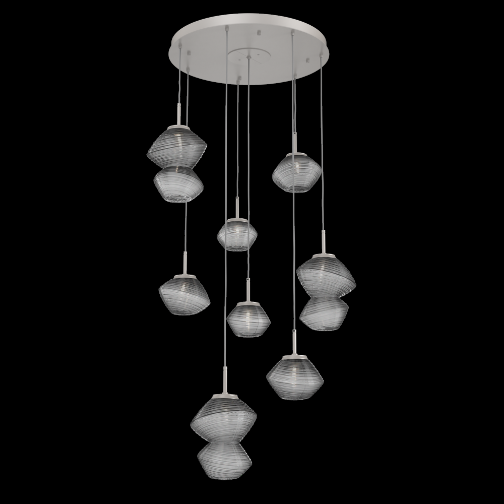 Mesa Round 8pc Multi-Pendant
