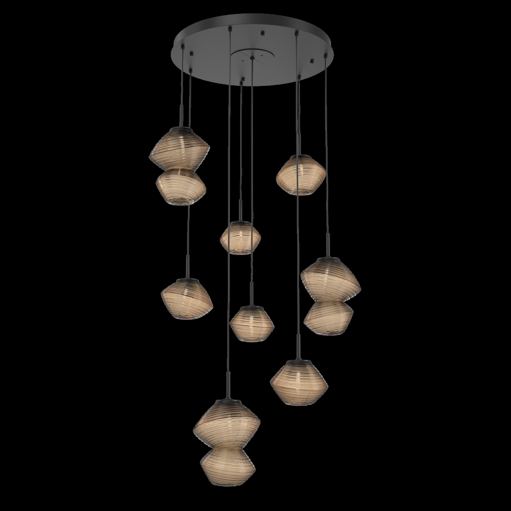 Mesa Round 8pc Multi-Pendant
