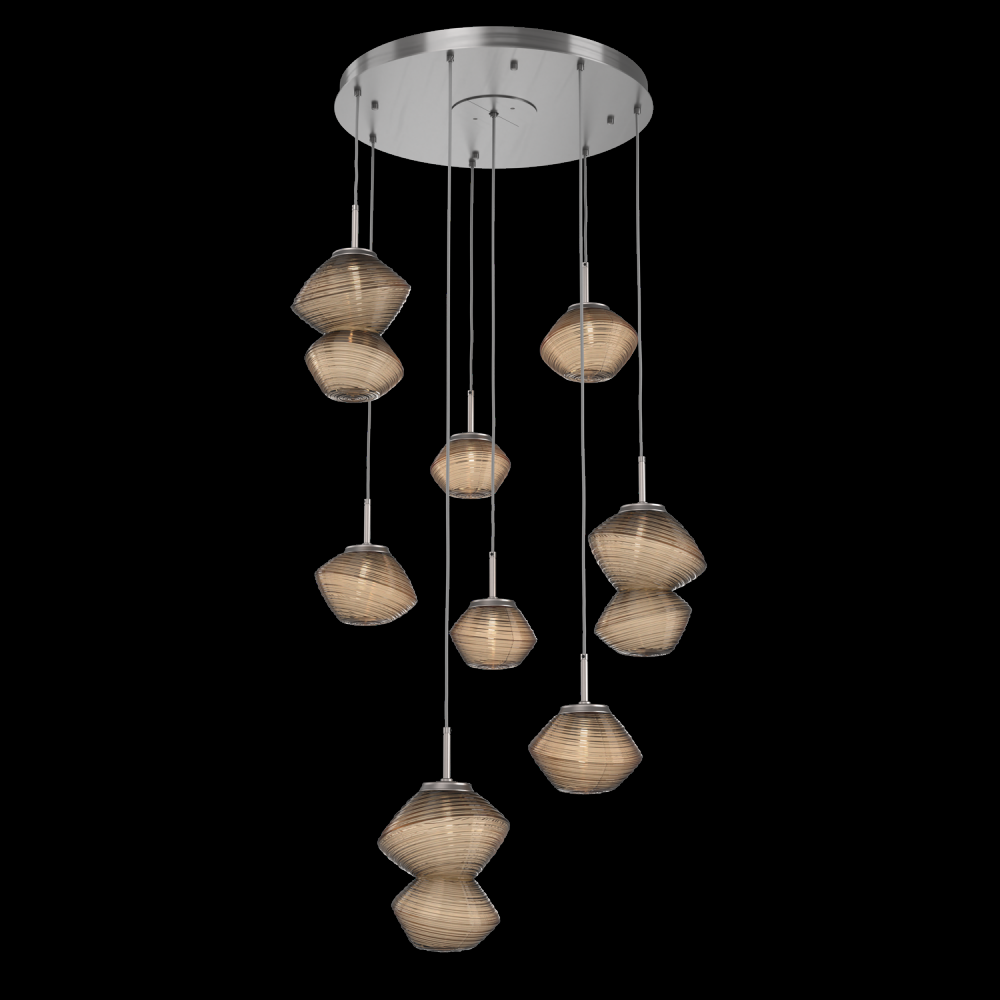 Mesa Round 8pc Multi-Pendant