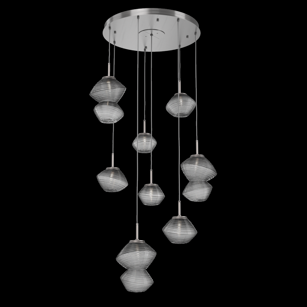 Mesa Round 8pc Multi-Pendant