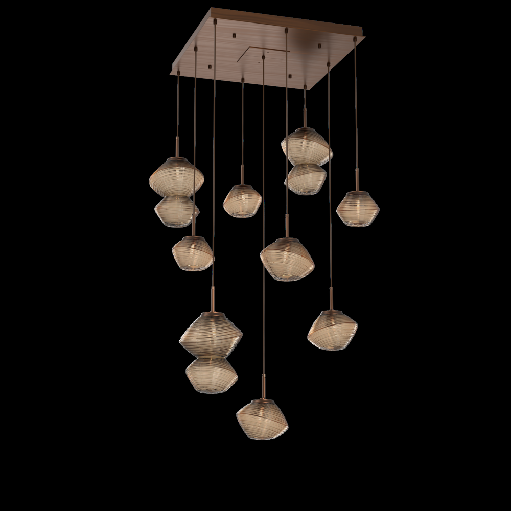 Mesa Square 9pc Multi-Pendant