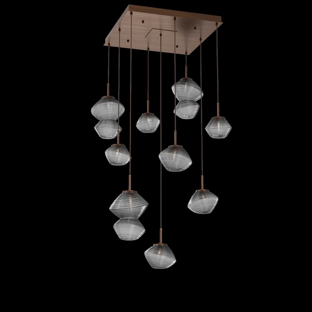 Mesa Square 9pc Multi-Pendant