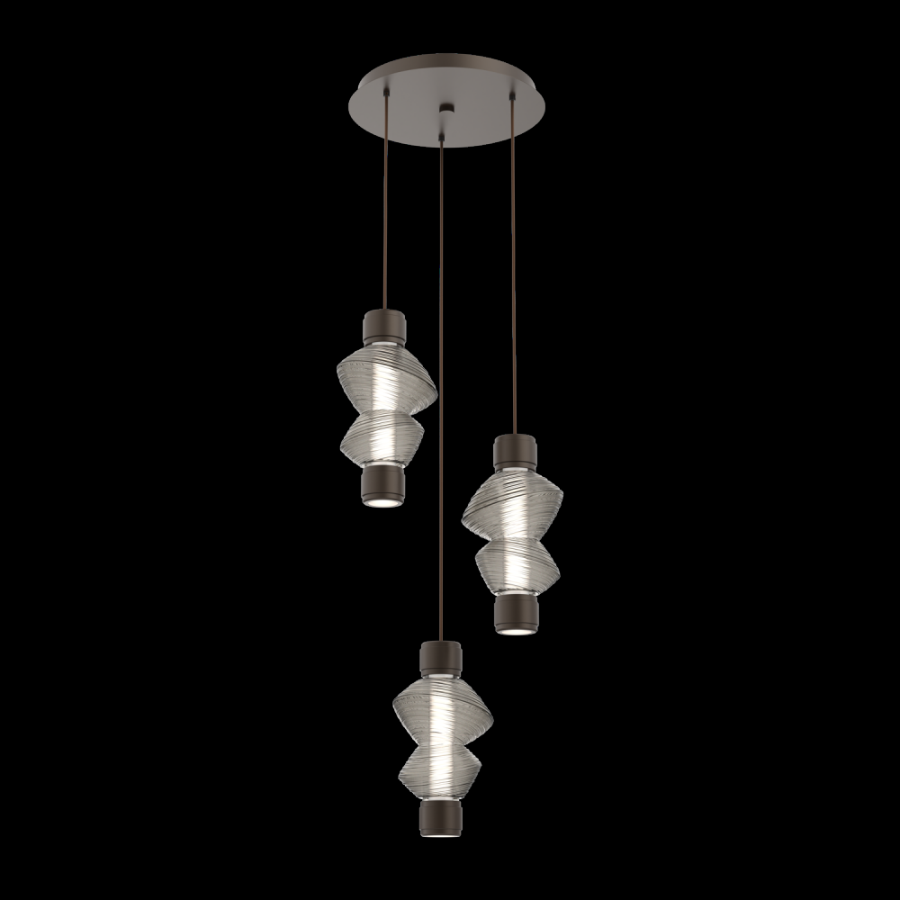 Mandrel Round 3pc Multi-Pendant - Mesa