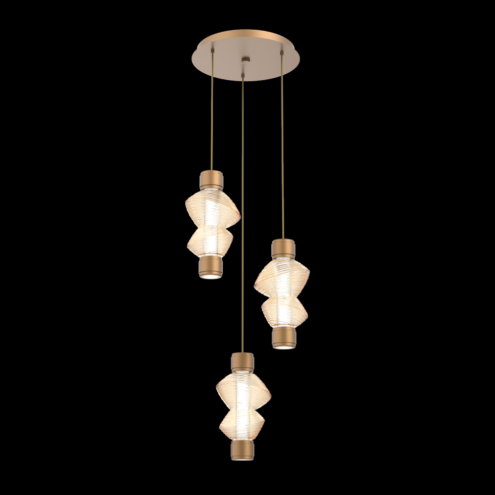 Mandrel Round 3pc Multi-Pendant - Mesa