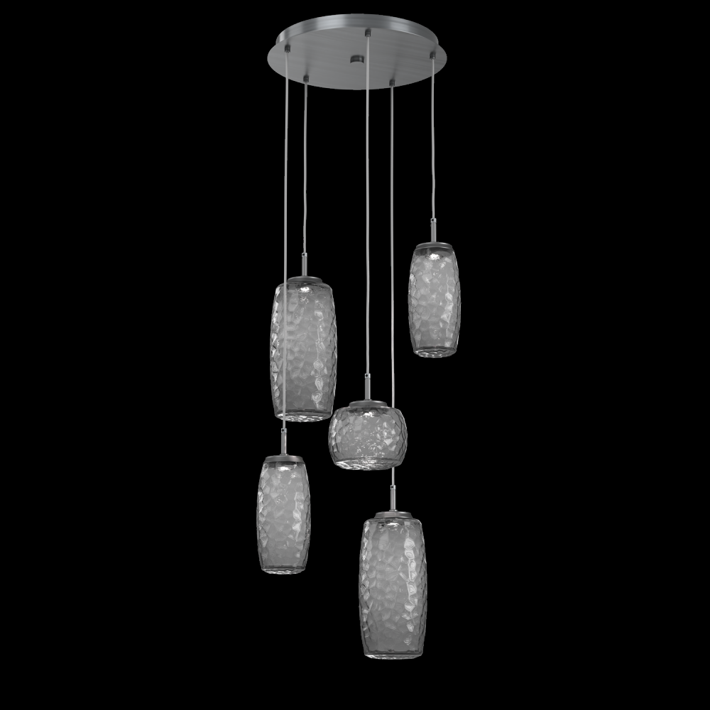 Vessel Round 5pc Multi-Pendant