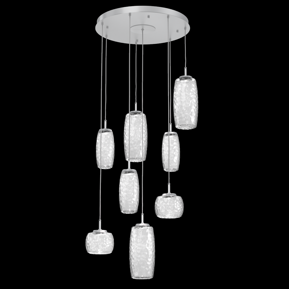 Vessel Round 8pc Multi-Pendant