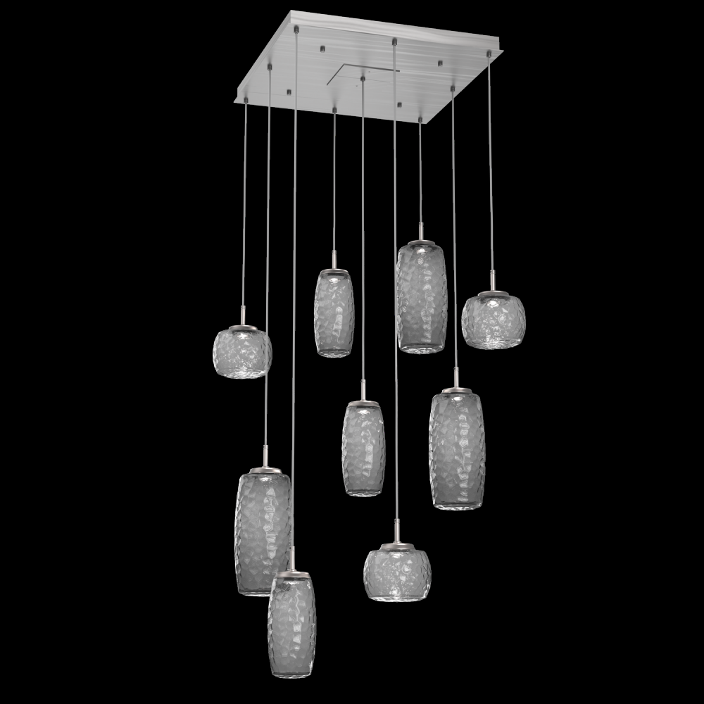 Vessel Square 9pc Multi-Pendant