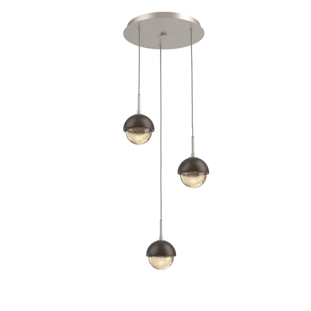 Cabochon Round 3pc Multi-Pendant