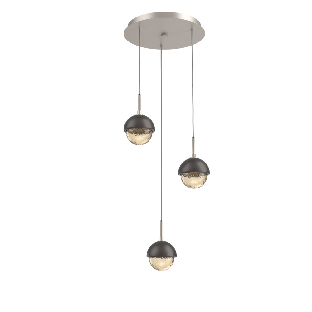 Cabochon Round 3pc Multi-Pendant