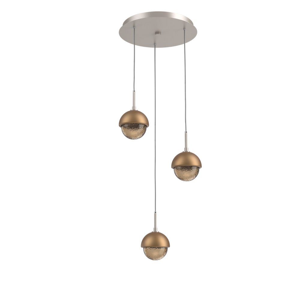 Cabochon Round 3pc Multi-Pendant