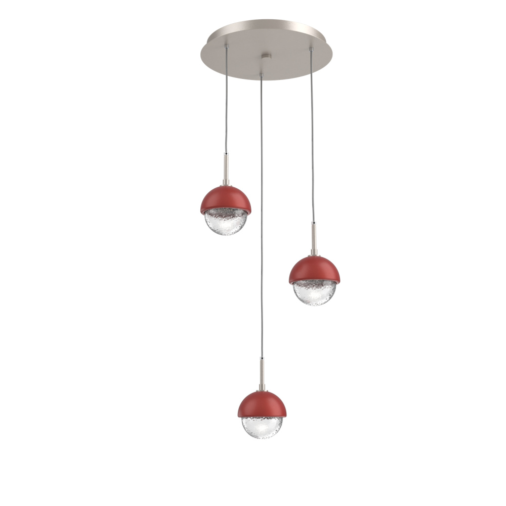 Cabochon Round 3pc Multi-Pendant