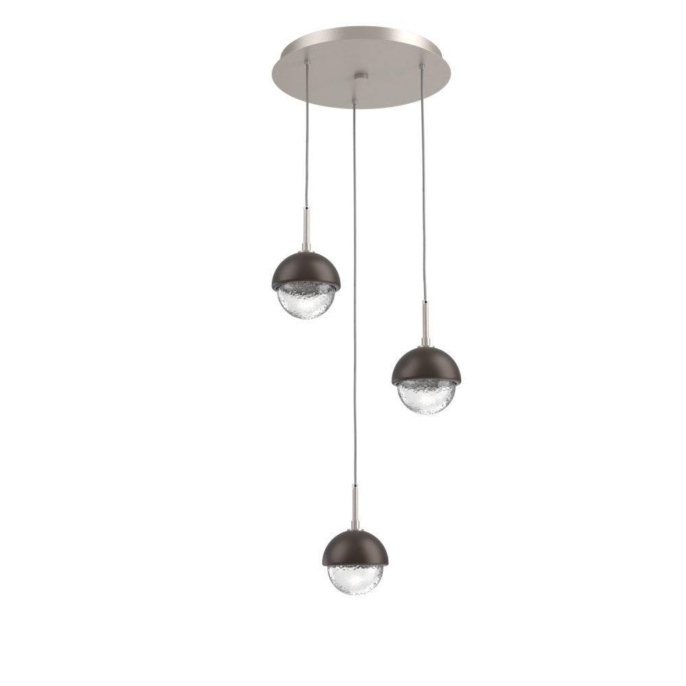 Cabochon Round 3pc Multi-Pendant