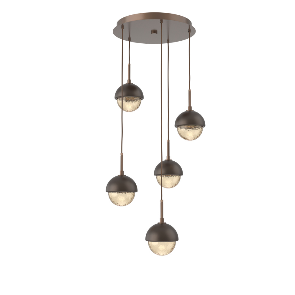 Cabochon Round 5pc Multi-Pendant