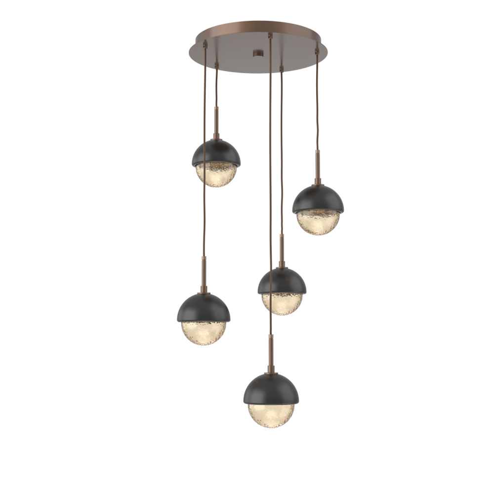 Cabochon Round 5pc Multi-Pendant