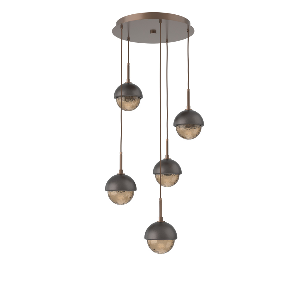 Cabochon Round 5pc Multi-Pendant