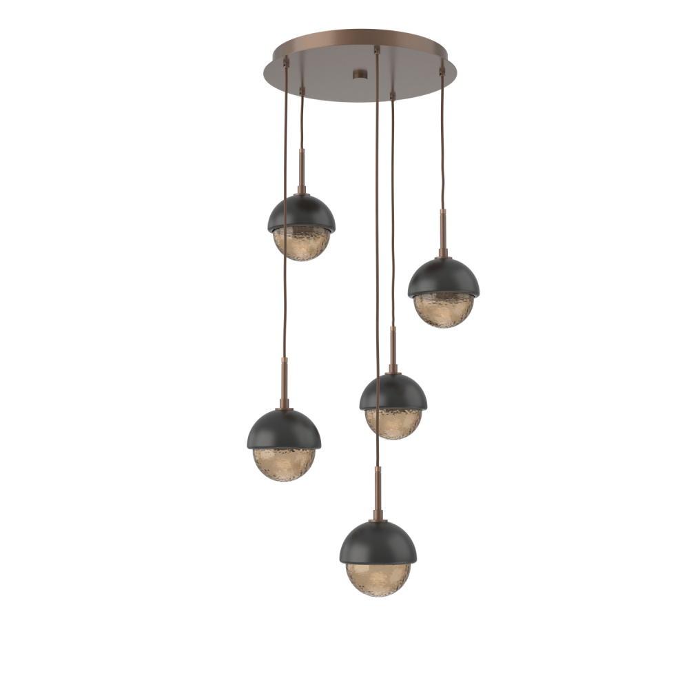 Cabochon Round 5pc Multi-Pendant