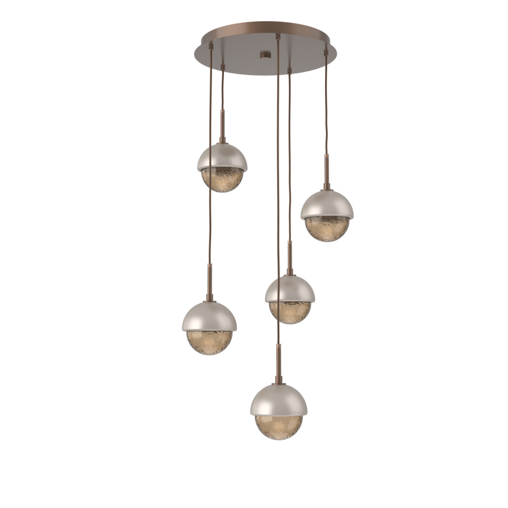 Cabochon Round 5pc Multi-Pendant