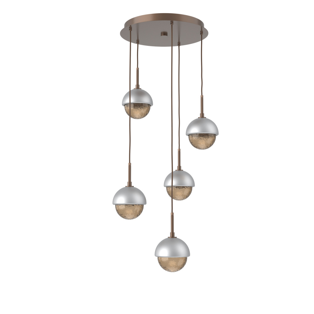 Cabochon Round 5pc Multi-Pendant