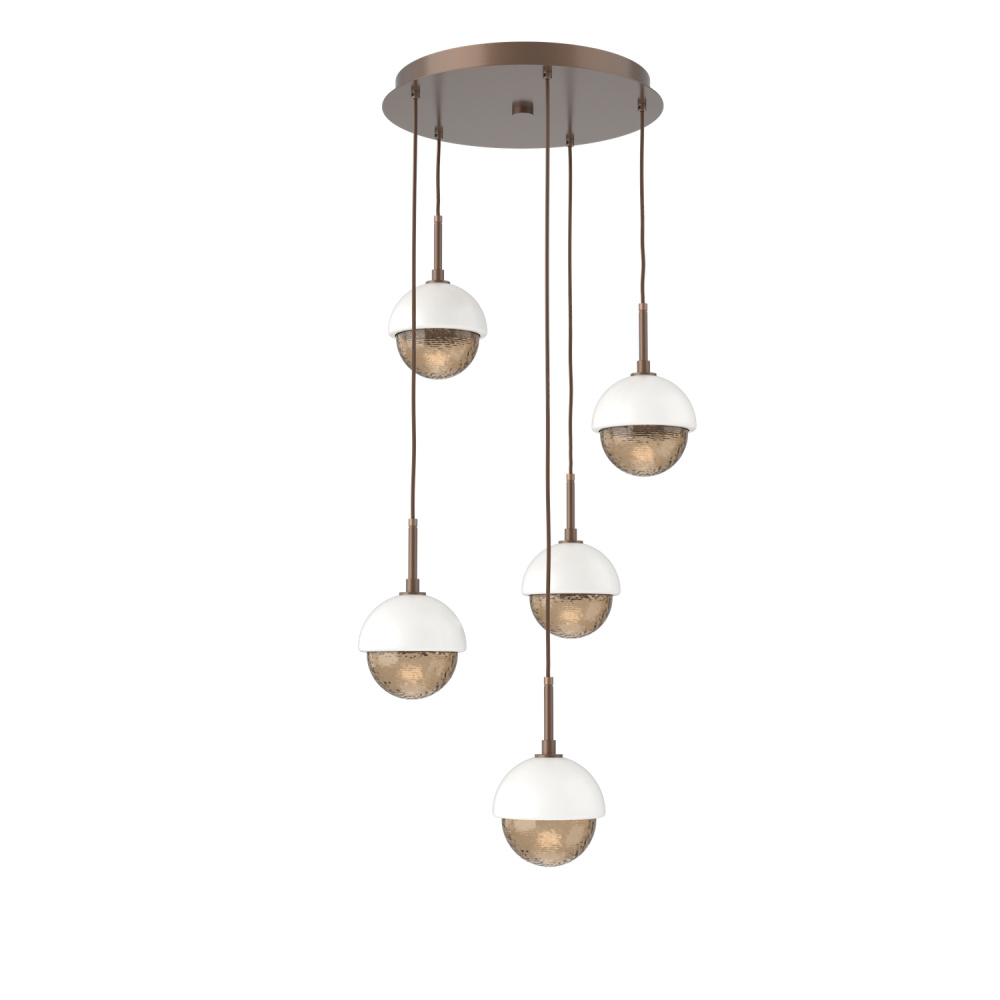 Cabochon Round 5pc Multi-Pendant