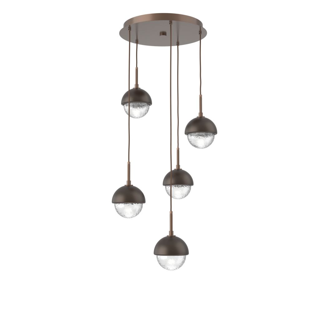 Cabochon Round 5pc Multi-Pendant