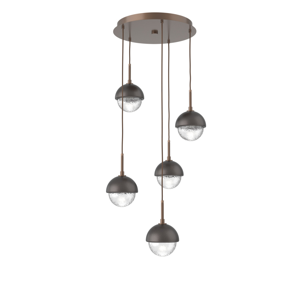 Cabochon Round 5pc Multi-Pendant