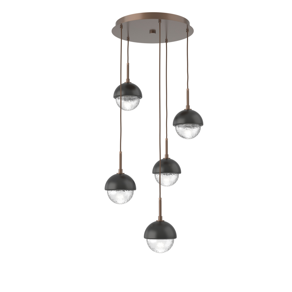 Cabochon Round 5pc Multi-Pendant