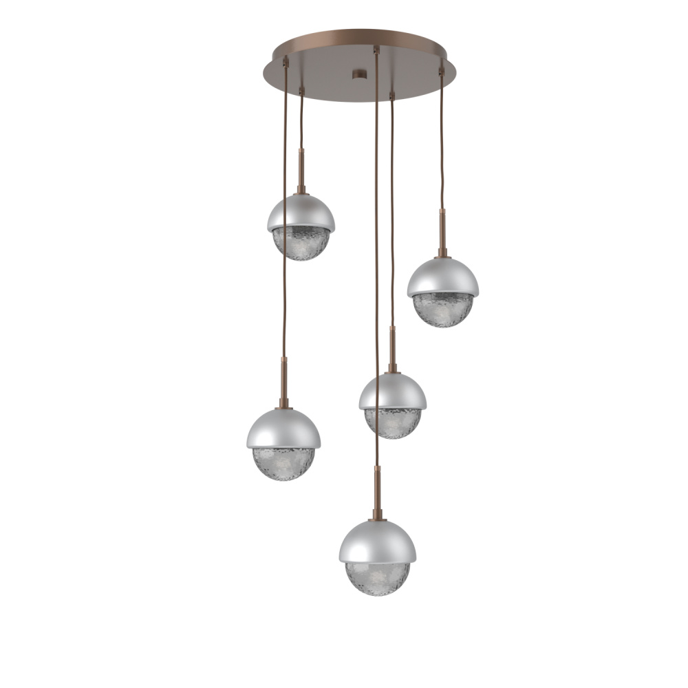 Cabochon Round 5pc Multi-Pendant