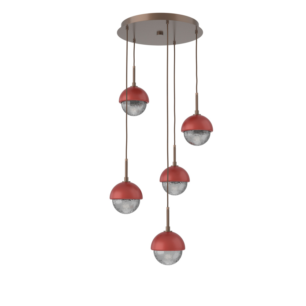 Cabochon Round 5pc Multi-Pendant