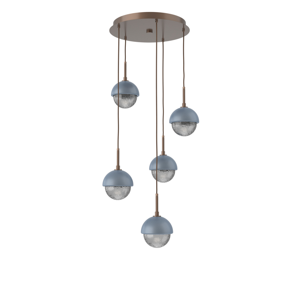 Cabochon Round 5pc Multi-Pendant