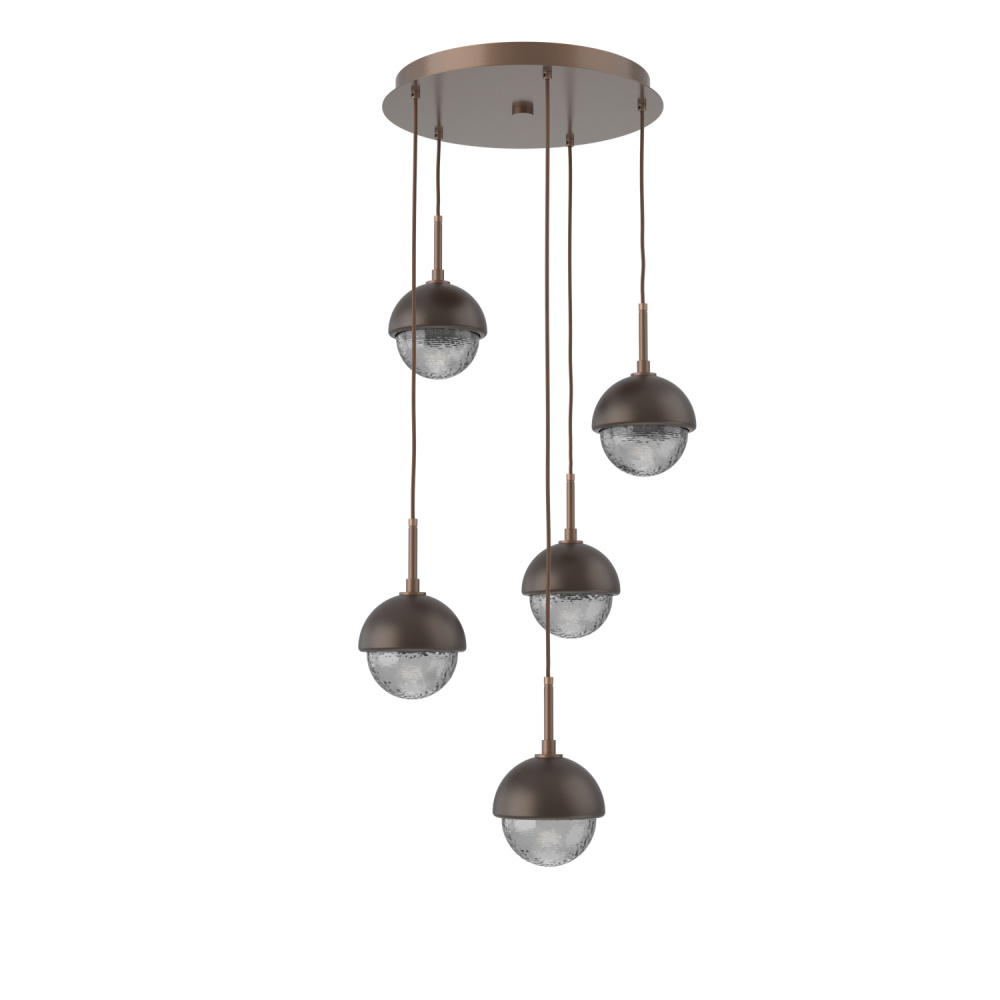 Cabochon Round 5pc Multi-Pendant