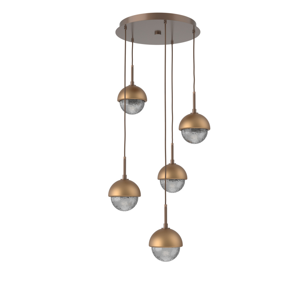 Cabochon Round 5pc Multi-Pendant