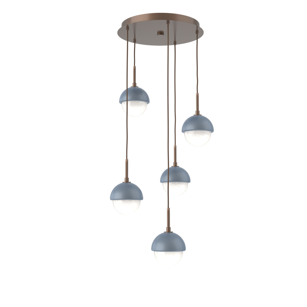 Cabochon Round 5pc Multi-Pendant