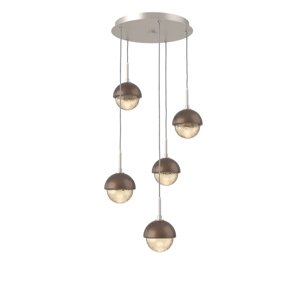 Cabochon Round 5pc Multi-Pendant