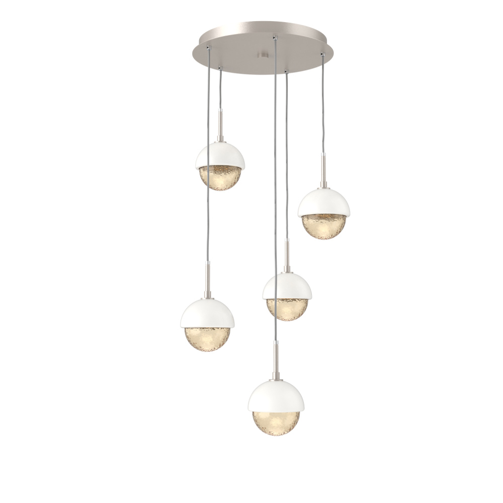 Cabochon Round 5pc Multi-Pendant