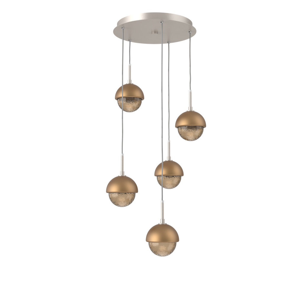 Cabochon Round 5pc Multi-Pendant