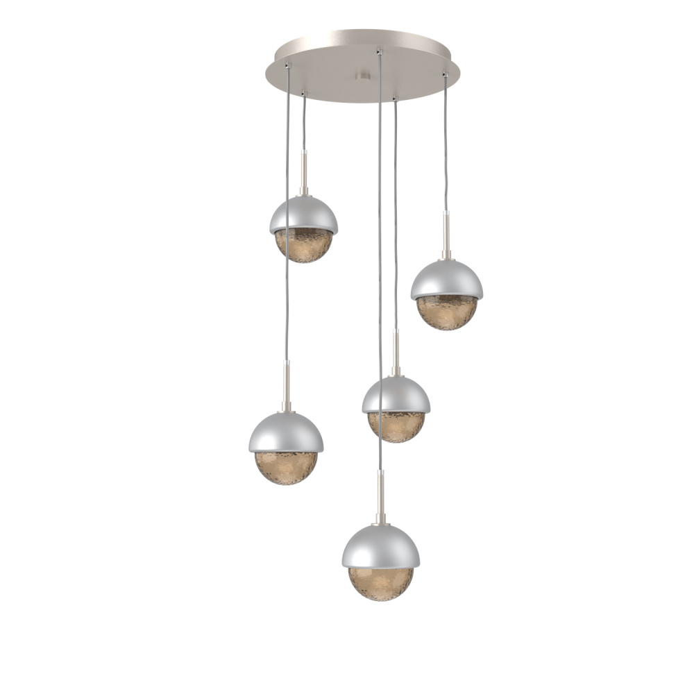 Cabochon Round 5pc Multi-Pendant