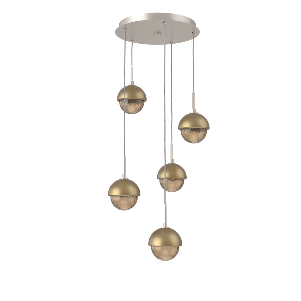 Cabochon Round 5pc Multi-Pendant